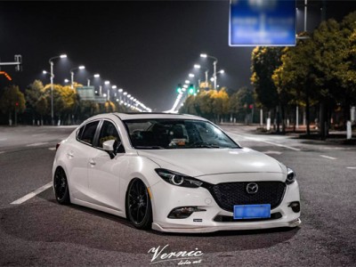 “深夜姿态”昂克赛拉改装AIRBFT空气减震案例 “深夜姿态”昂克赛拉改装AIRBFT空气减震案例