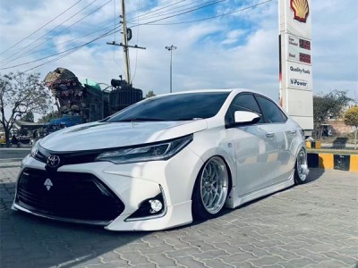 “西装暴徒”丰田卡罗拉改装AIRBFT空气减震案例 “西装暴徒”丰田卡罗拉改装AIRBFT空气减震案例