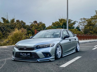 低趴风范 十代思域改装AIRBFT空气减震案例