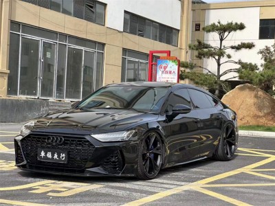 静态欣赏 奥迪A7改装AIRBFT空气减震案例