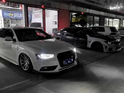 奢华姿态 奥迪A4改装AIRBFT空气减震案例 奢华姿态 奥迪A4改装AIRBFT空气减震案例