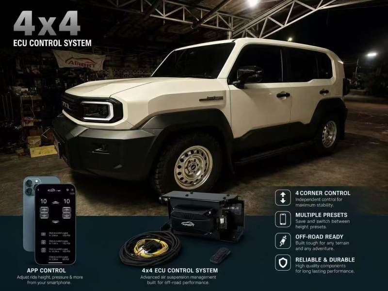 丰田 FJ 酷路泽改装AIRBFT4x4 承载气囊 重载越野更加从容